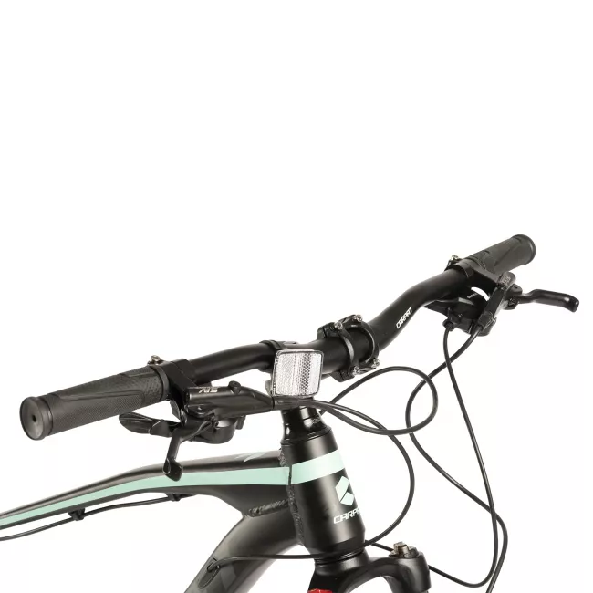 Bicicleta Mountain Bike CARPAT PRO C27225H, Roti 27.5 inch, Echipare Shimano Altus 24 viteze, Frane Hidraulice Disc, Cadru Aluminiu, Culoare Negru/Verde - RESIGILATA 3