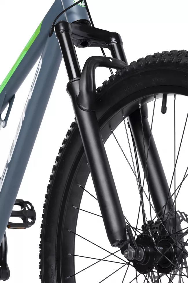 Bicicleta MTB-Full Suspension Fat Bike Velors Innovation V27304A 27.5", Gri/Alb/Verde 7