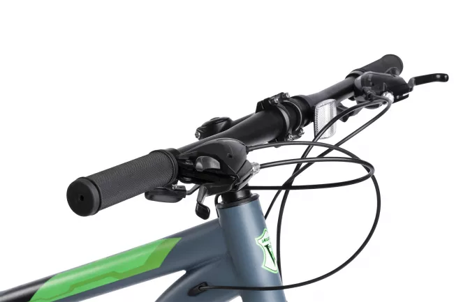 Bicicleta MTB-Full Suspension Fat Bike Velors Innovation V27304A 27.5", Gri/Alb/Verde 8
