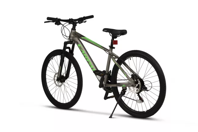 Bicicleta MTB Hidraulica Carpat Acura C2699H 26", Gri/Negru/Verde 3