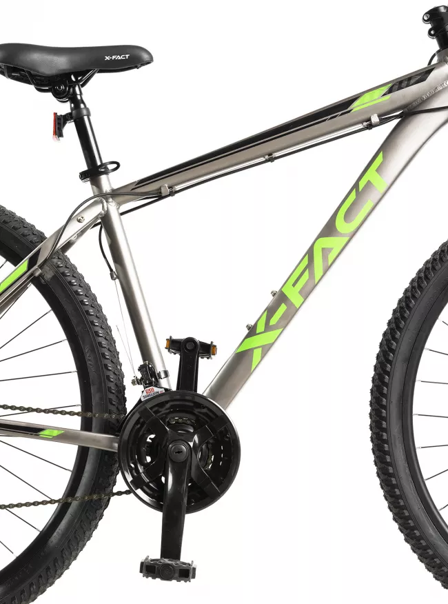 Bicicleta MTB Hidraulica X-Fact Atlas 2999H 29", Gri/Verde 4