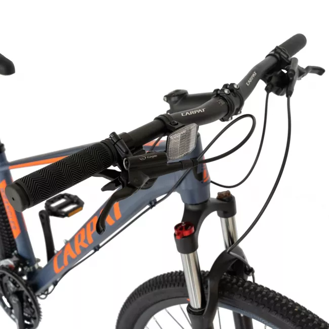 Bicicleta MTB-HT Carpat Wrangler C2759AH 27.5", Negru/Portocaliu 7