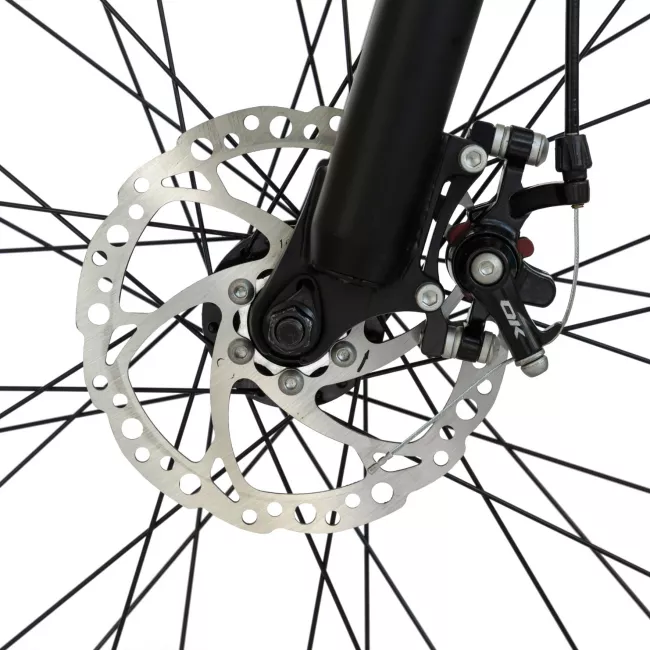 Bicicleta MTB-HT, 21 viteze, Roti 27.5 Inch, Cadru Aluminiu 6061, Frane pe Disc, Carpat C2758C, Verde cu Design Negru 7