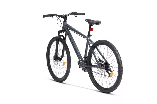 Bicicleta MTB-HT Carpat SPARTAN C2958B, Schimbator Index HE-M50 7 viteze, Roti 29 Inch, Cadru Aluminiu, Frane pe Disc, Gri/Negru 3