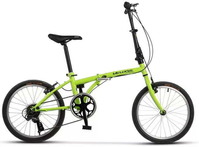 Bicicleta Pliabila Velors Advantage V2052A 20", Verde/Negru 1