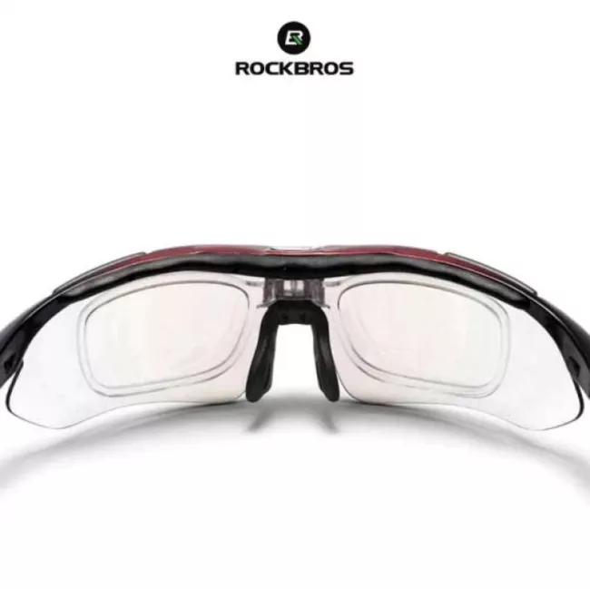 Ochelari de soare polarizati photochromatic cu rama neagra Rockbros 3