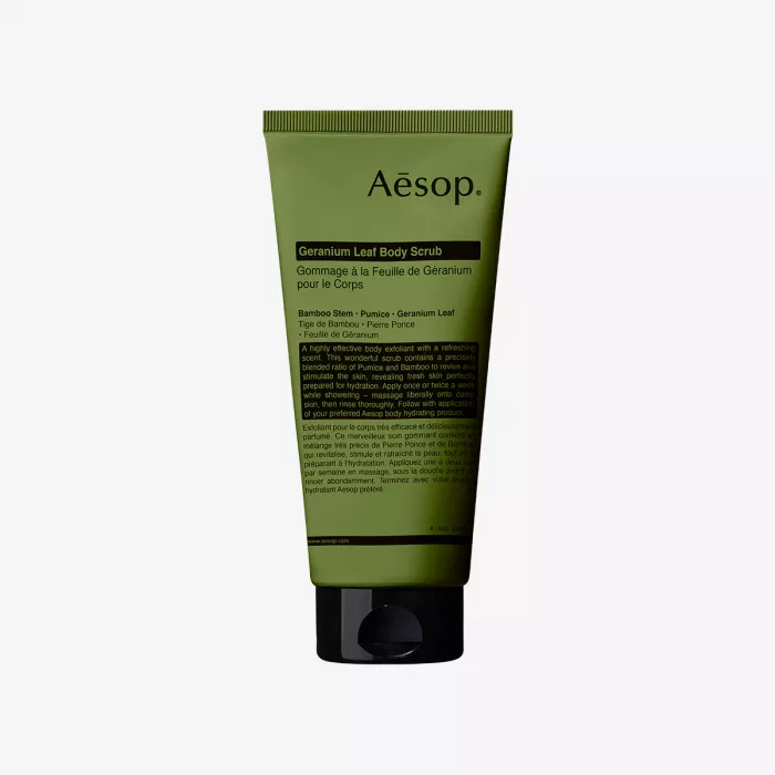 GERANIUM LEAF BODY SCRUB