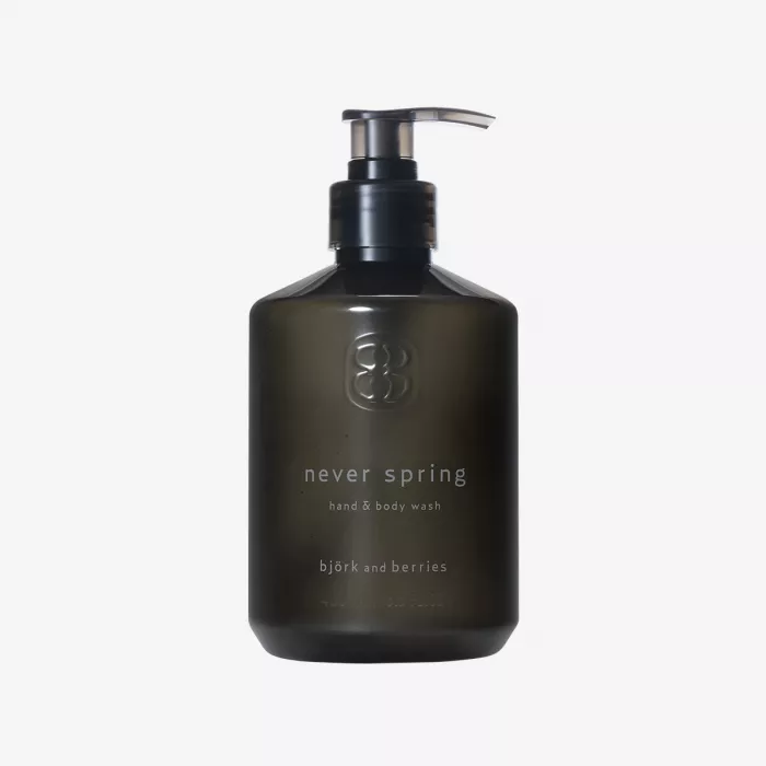NEVER SPRING HAND AND BODY WASH NEW PACK
