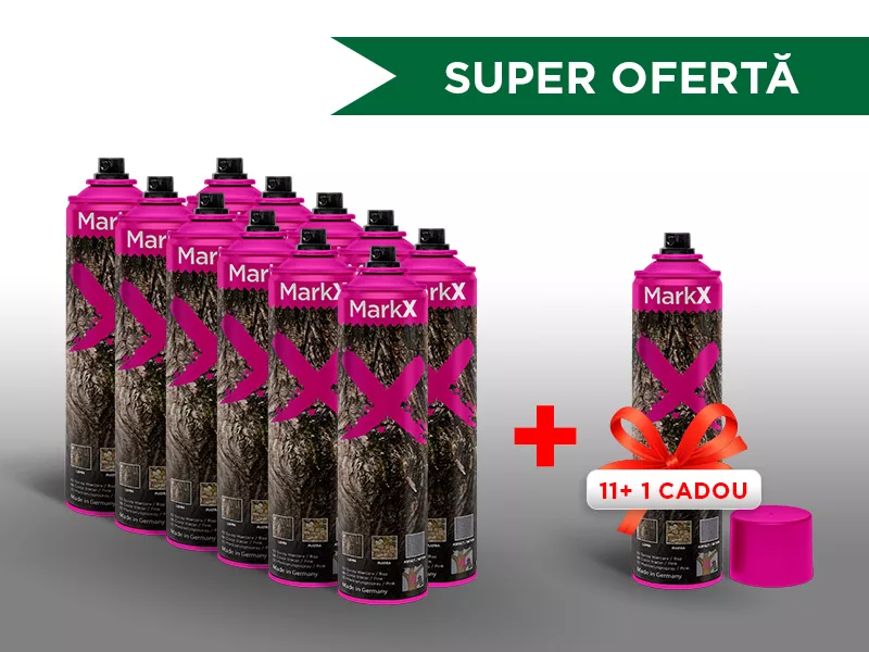 Spray marcare MarkX Pink 11+1 Gratis, [],echipamenteforestiere.ro