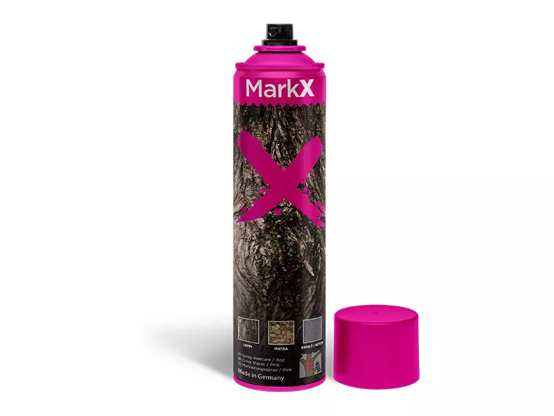 Spray marcare MarkX Pink, [],echipamenteforestiere.ro