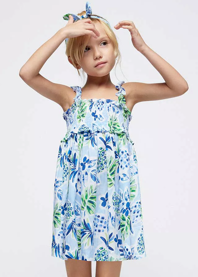  Rochie indigo jungla cu bentita - Mayoral , [],bestfam.ro
