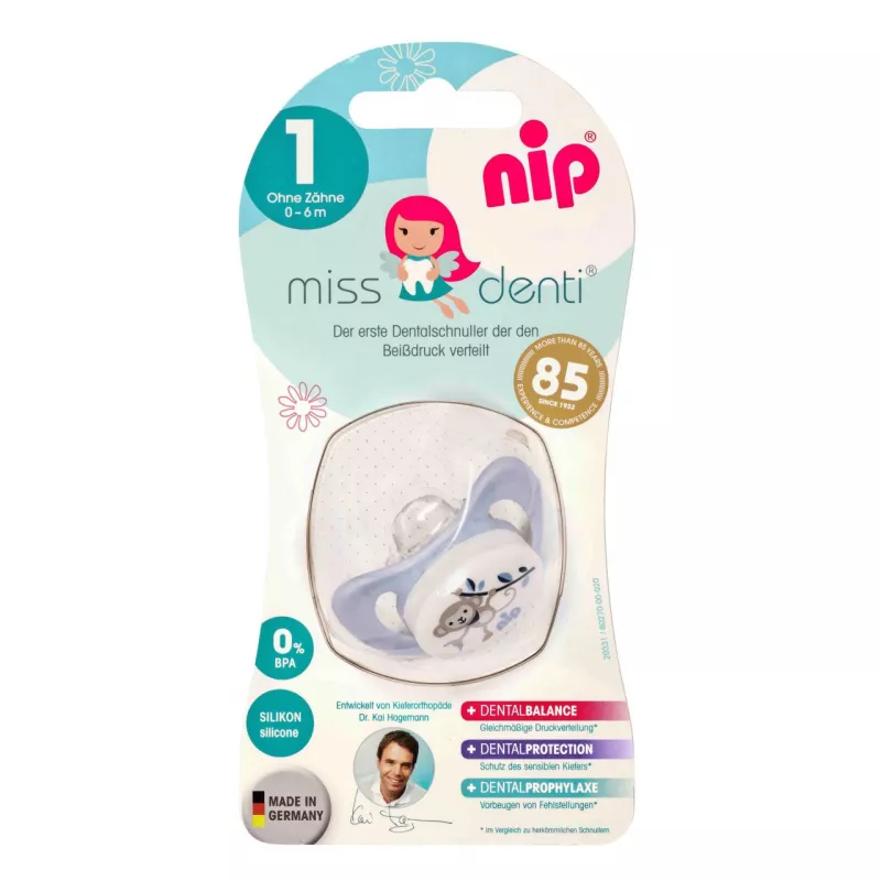 Suzeta Miss Denti marimea 1 (fara dinti) 0-6 luni, nip 31800, [],bestfam.ro