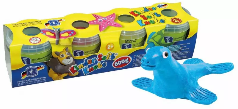 Plastilina - 4 culori, [],bestfam.ro