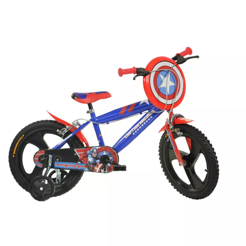 Bicicleta copii 16'' - Capitan America - Dino Bikes, [],bestfam.ro