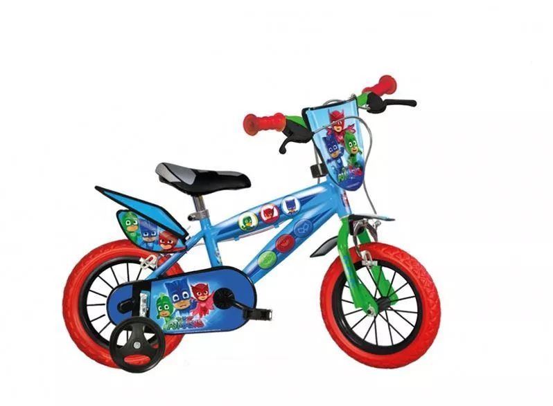 Bicicleta copii 14'' - EROII IN PIJAMA - Dino Bikes, [],bestfam.ro