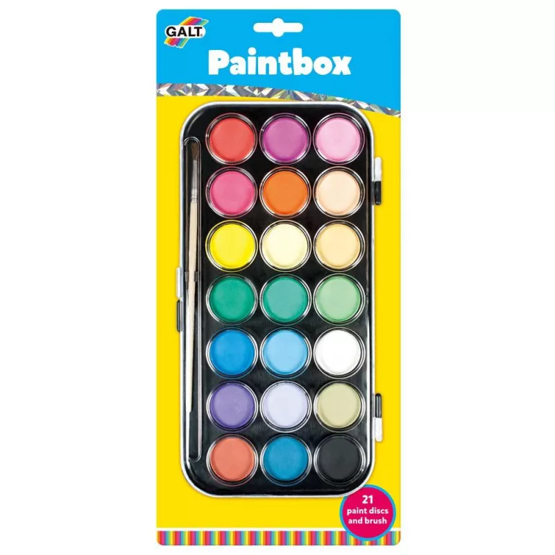 Set 21 acuarele cu pensula, [],bestfam.ro
