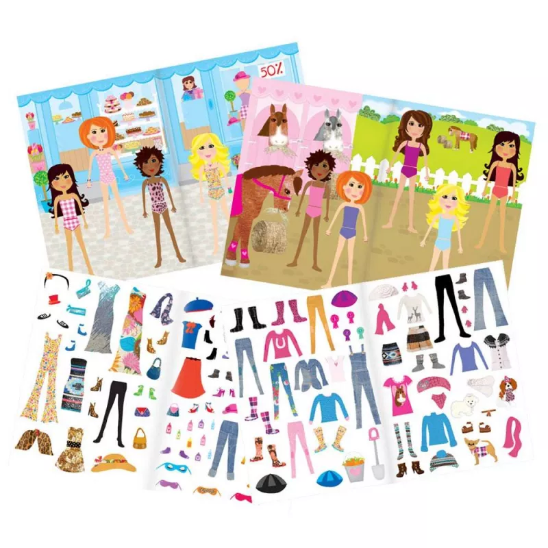 Girl club - Carte abtibilduri Fashion, [],bestfam.ro