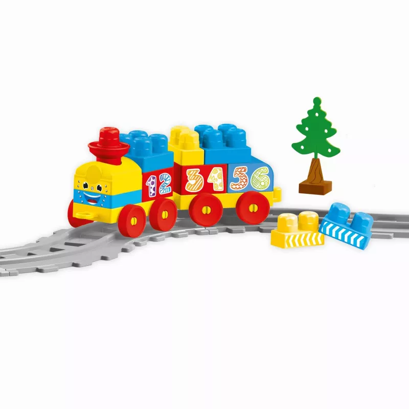 Set de constructii cu trenulet - 36 piese, [],bestfam.ro