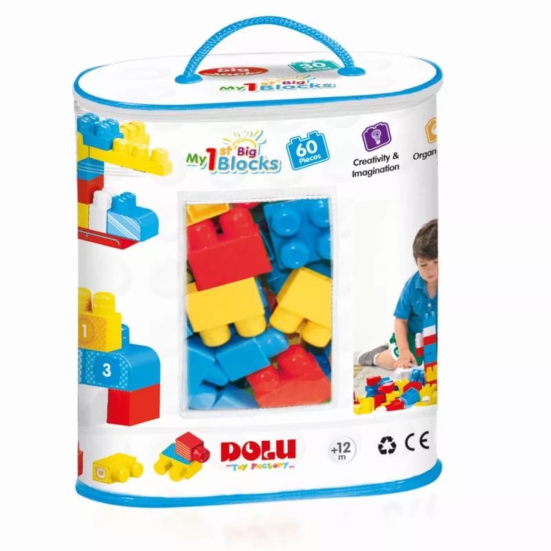 Primele cuburi de construit  - 60 piese, [],bestfam.ro