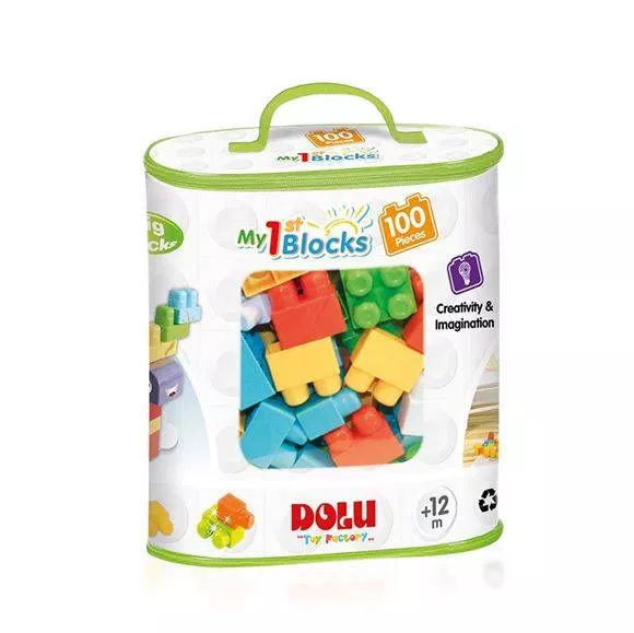 Primele cuburi  de construit - 100 piese, [],bestfam.ro