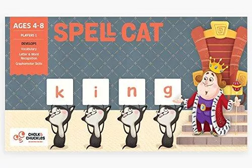 Joc interactiv - Invatam sa scriem cu pisicuta - Chalk and Chuckles, [],bestfam.ro