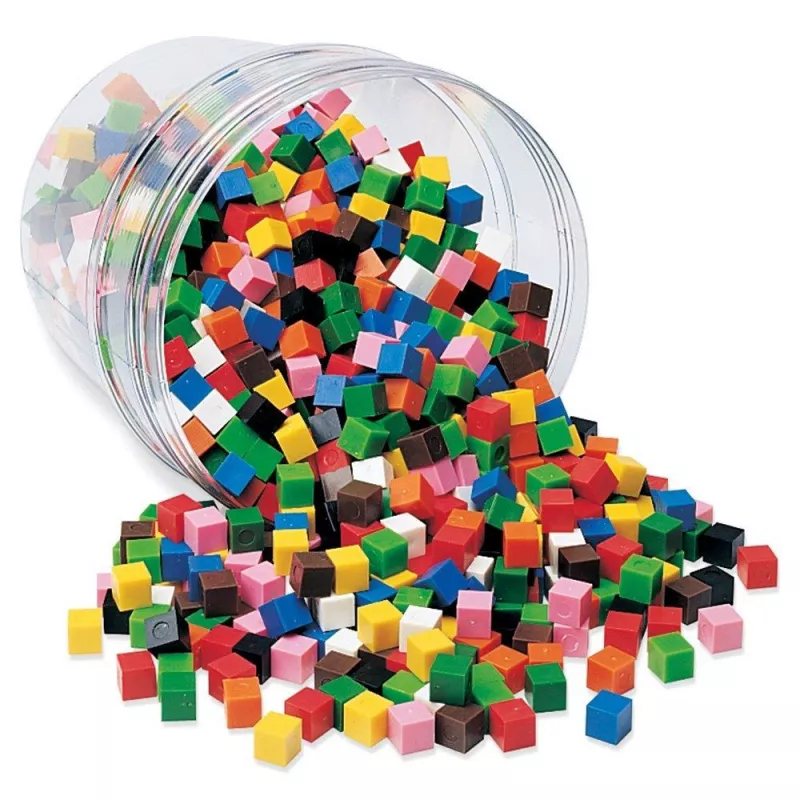 Cuburi multicolore (1cm), [],bestfam.ro