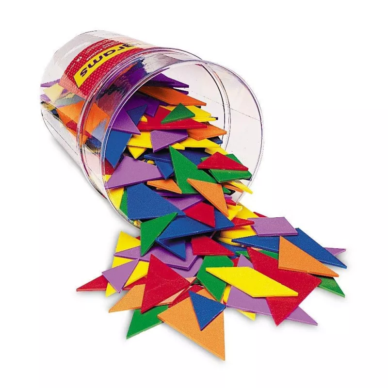 Tangram in 6 culori, [],bestfam.ro