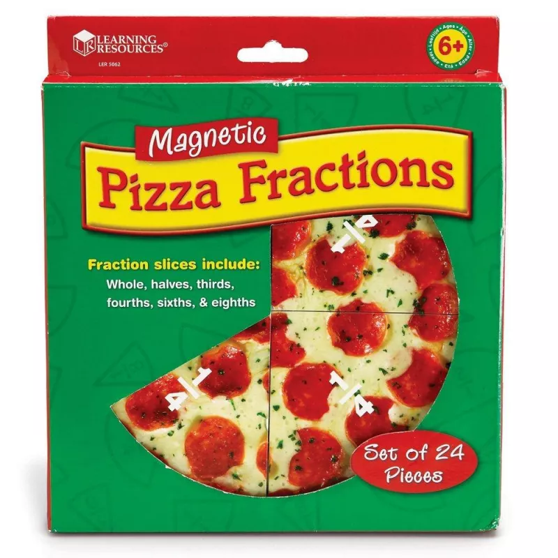 Pizza fractiilor cu magneti, [],bestfam.ro