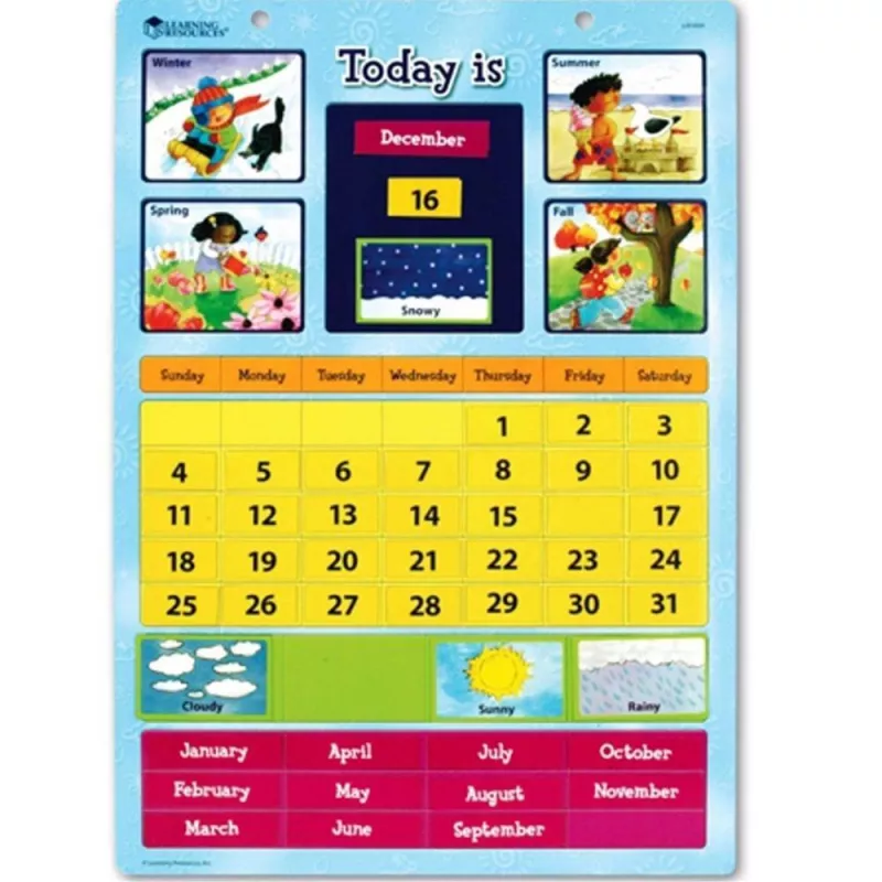 Calendar educativ magnetic, [],bestfam.ro