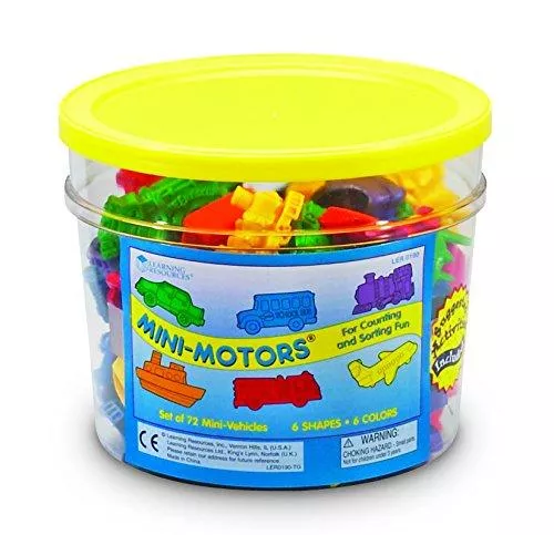 Mini vehicule pentru numarat - set 72 buc, [],bestfam.ro