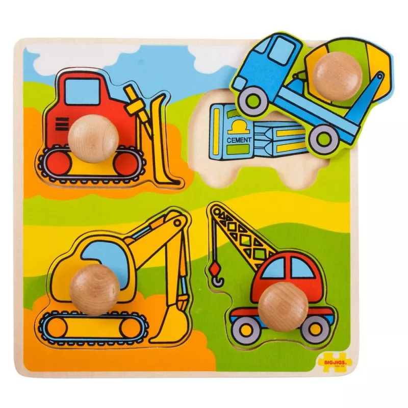 Primul meu puzzle - Santierul de constructii - BigJigs, [],bestfam.ro