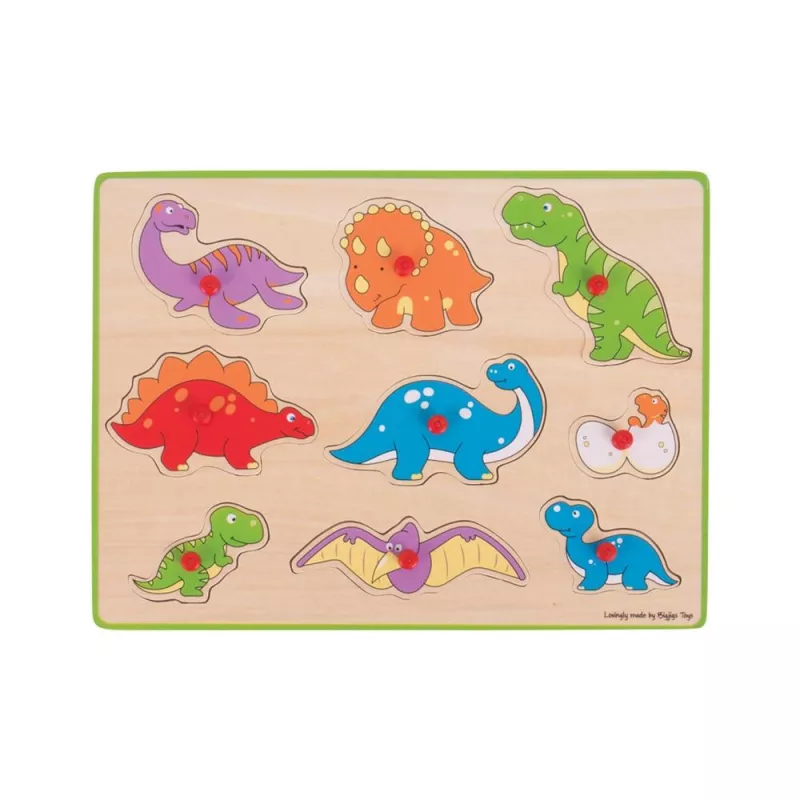 Puzzle incastrat - Dinozauri - BigJigs, [],bestfam.ro