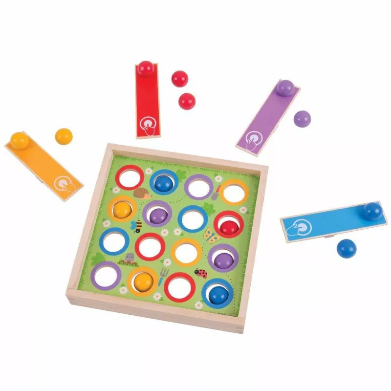 Joc de indemanare - Bilute saltarete - BigJigs, [],bestfam.ro