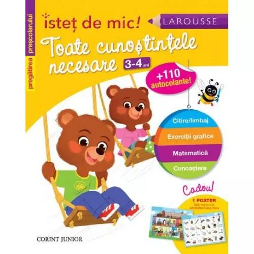 Istet de mic! Toate cunostintele necesare 3 - 4 ani - Corint, [],bestfam.ro