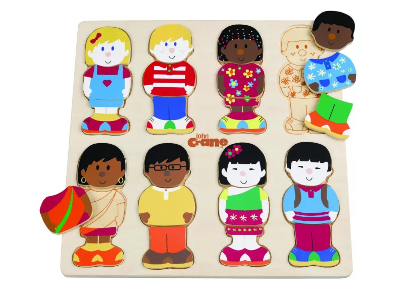 Puzzle din lemn - micii prieteni, [],bestfam.ro