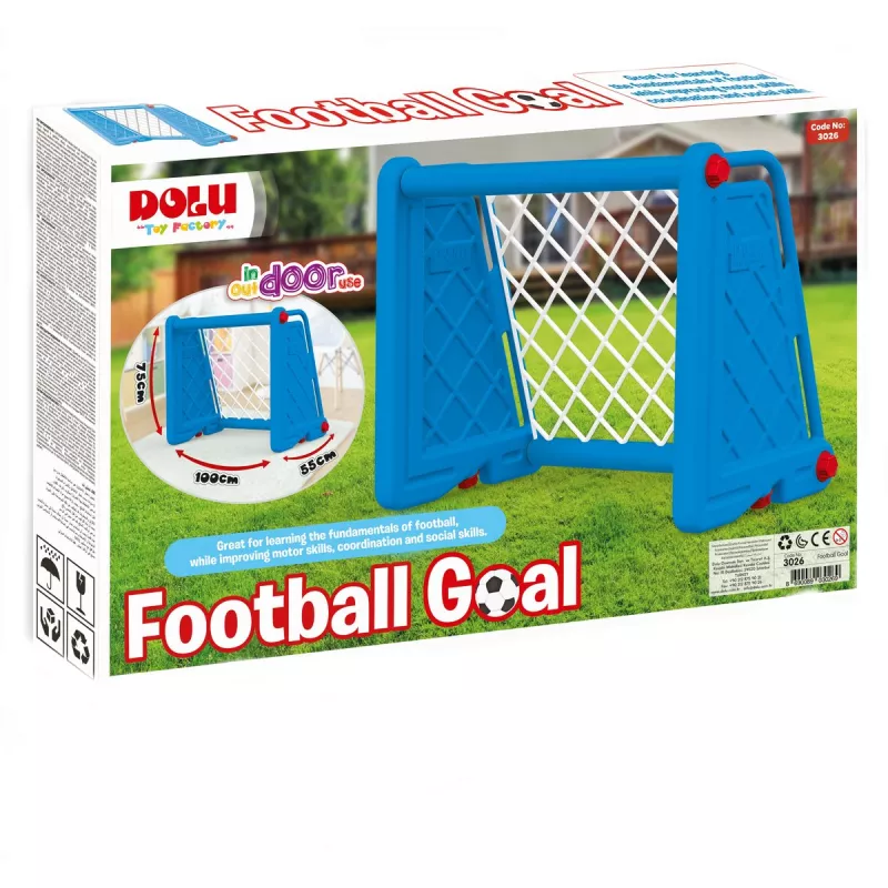 Poarta fotbal pentru copii - Albastra - Dolu, [],bestfam.ro