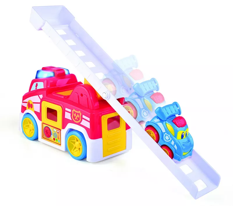 Masinuta de pompieri - Vroom Vroom, [],bestfam.ro