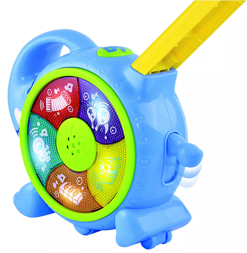 Jucarie de impins 2 in 1 - Elefantel, [],bestfam.ro