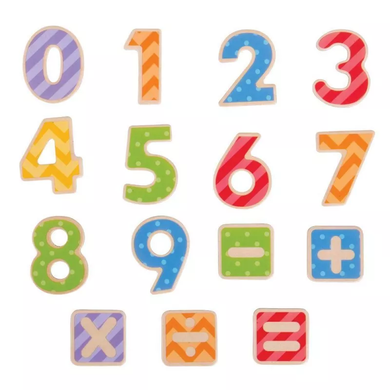 Set numere magnetice - BigJigs, [],bestfam.ro