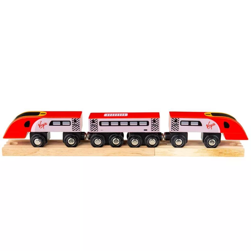Trenulet - Virgin Pendolino - BigJigs, [],bestfam.ro