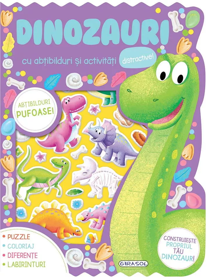 Abtibilduri pufoase - Dinozauri, [],bestfam.ro