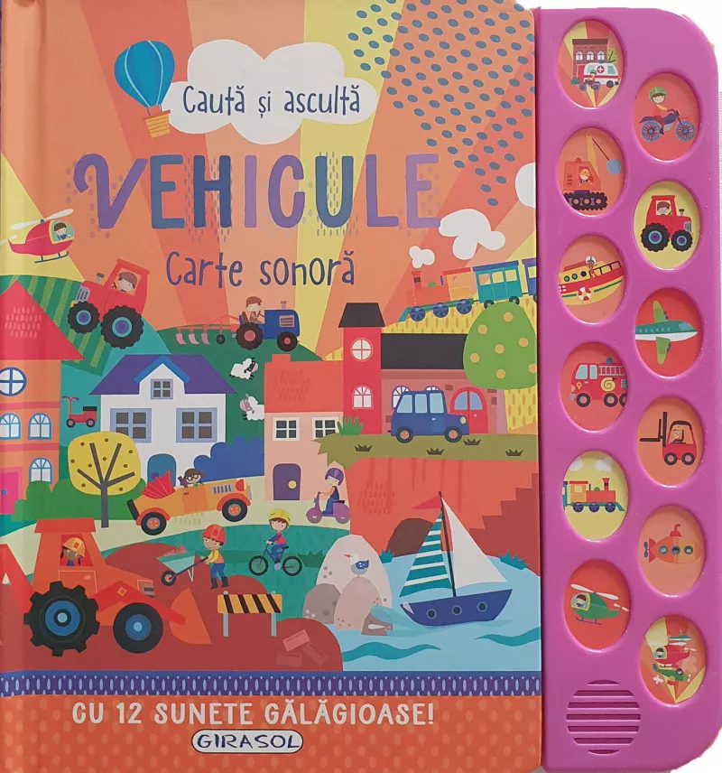 Asculta si invata: Cartea cu sunetele vehiculelor, [],bestfam.ro