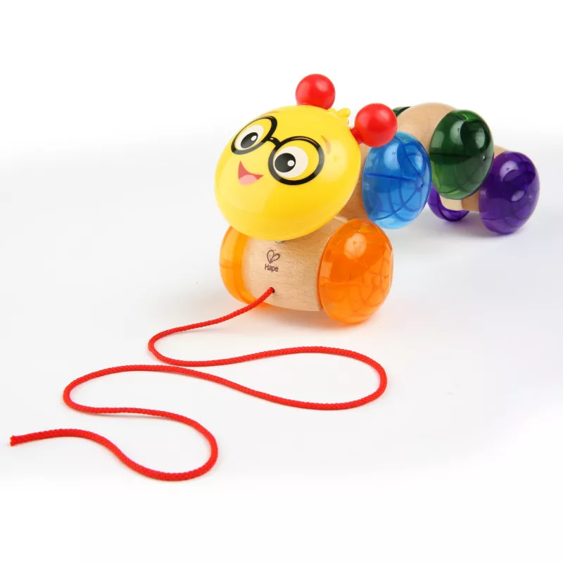 Baby Einstein – Jucarie din lemn - Hape Inch Along Cal™ - Bright Starts, [],bestfam.ro