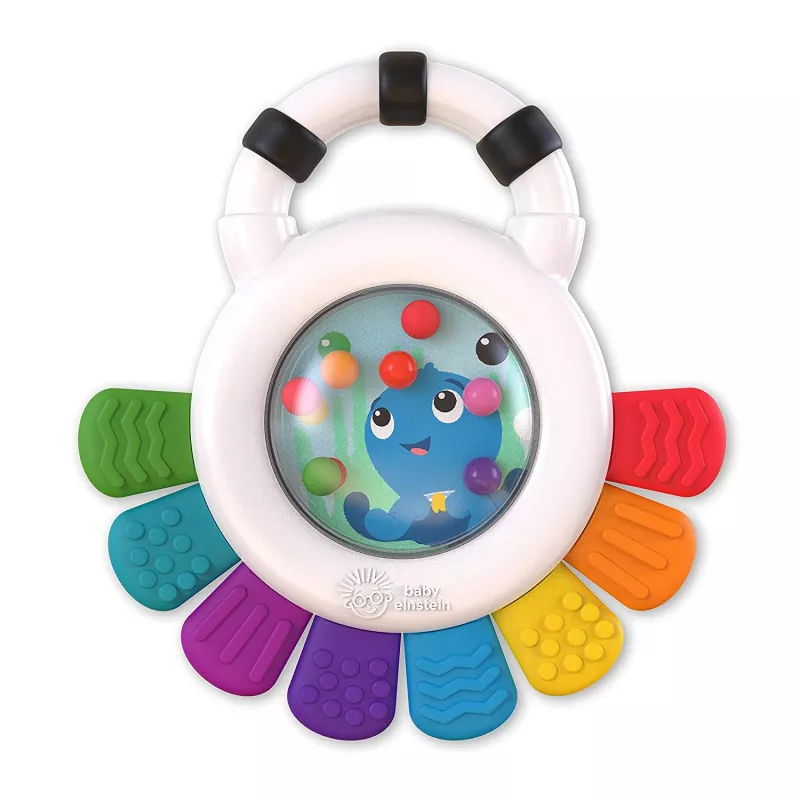 Baby Einstein - Jucarie multisenzoriala de dentitie Caracatita vesela, [],bestfam.ro