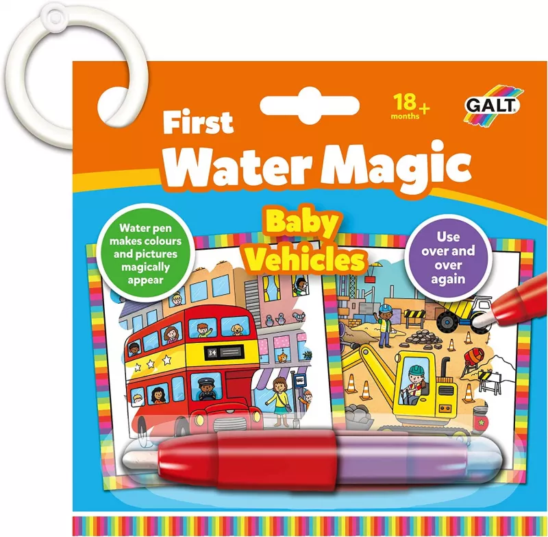 Baby Water Magic: Carte de colorat Vehicule, [],bestfam.ro