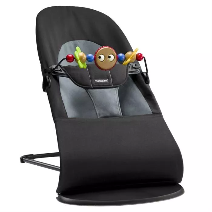 Balansoar - Balance Soft - Black/Grey + bara de jucarii - BabyBjorn, [],bestfam.ro