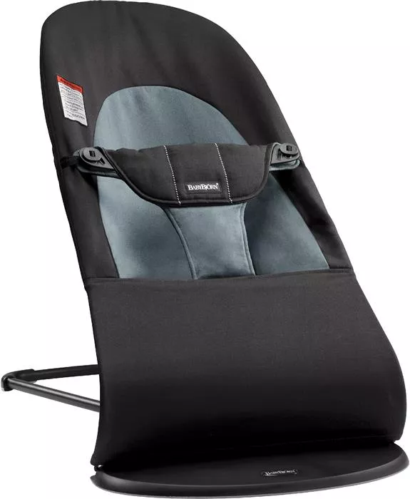 Balansoarul - Balance Soft - Black/Dark Gray, bumbac - BabyBjorn, [],bestfam.ro