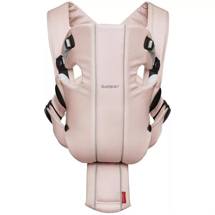 Marsupiu anatomic - Mini - cu pozitii multiple de purtare - Dusty Pink, bumbac - BabyBjorn, [],bestfam.ro