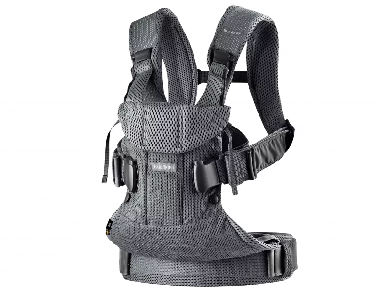 Marsupiu anatomic One Air - Anthracite, 3D Mesh - BabyBjorn, [],bestfam.ro