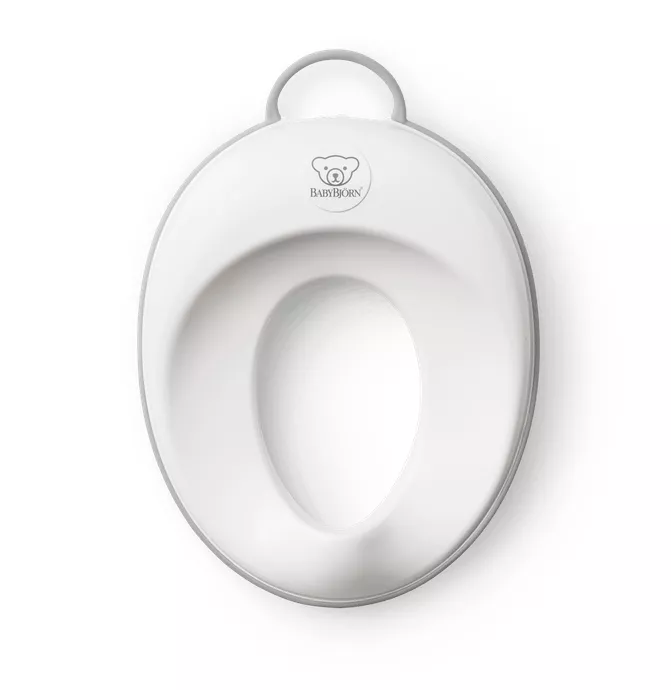 Reductor pentru toaleta - Toilet Training Seat White - BabyBjorn, [],bestfam.ro